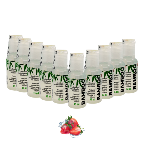 Kit 10 Pz Lubricante Gel Base Agua Multi-o Clitoral Bamboo