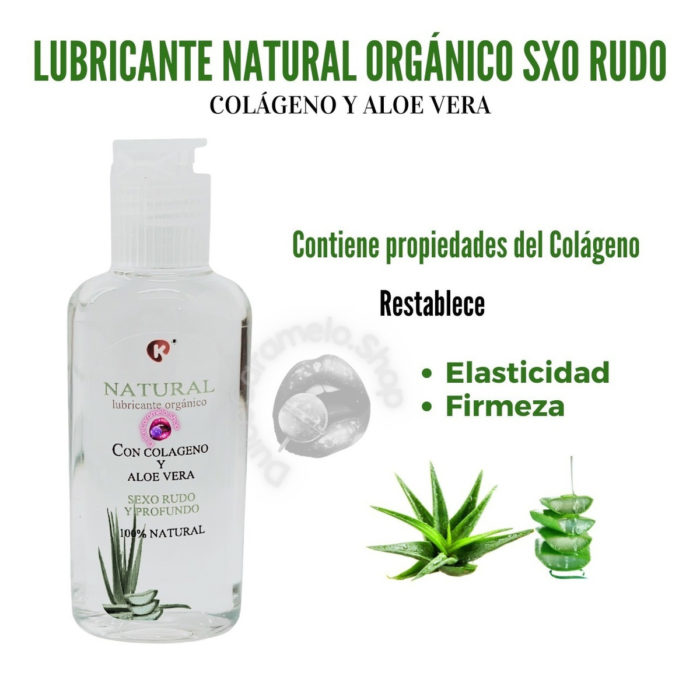 Lubricante Natural Orgánico 30ml Colágeno-aloe Vera Sxo Rudo_16