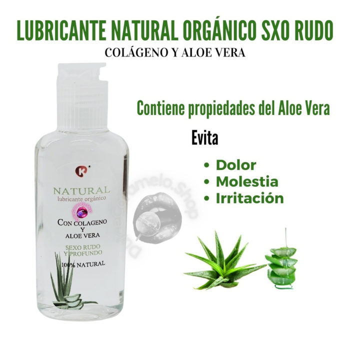 Lubricante Natural Orgánico 30ml Colágeno-aloe Vera Sxo Rudo_22