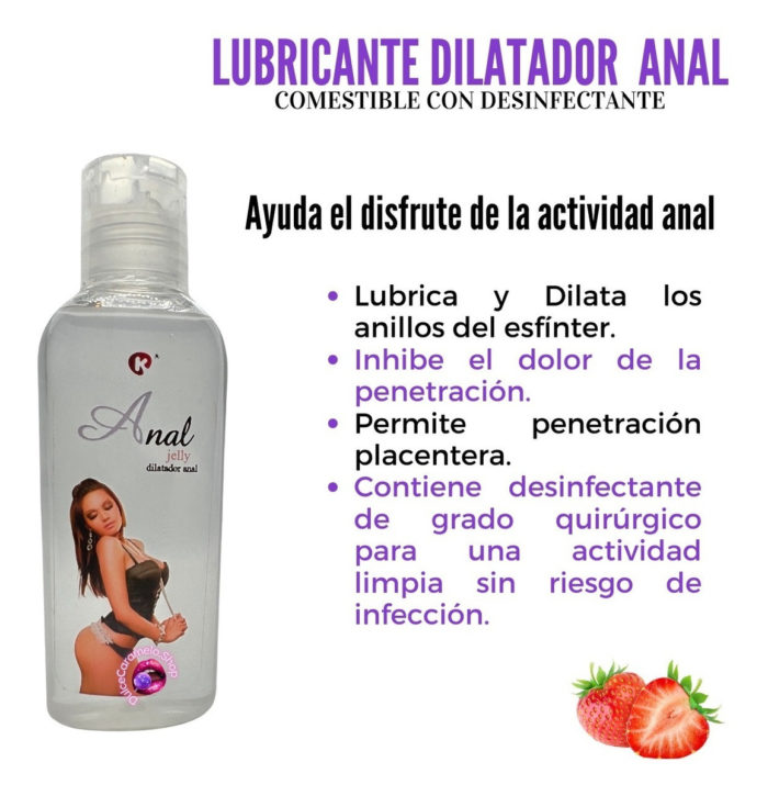 Lubricante Analjelly Base Agua Comestible Desinfectante 60ml_1