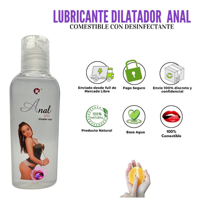 Lubricante Analjelly Base Agua Comestible Desinfectante 60ml_10