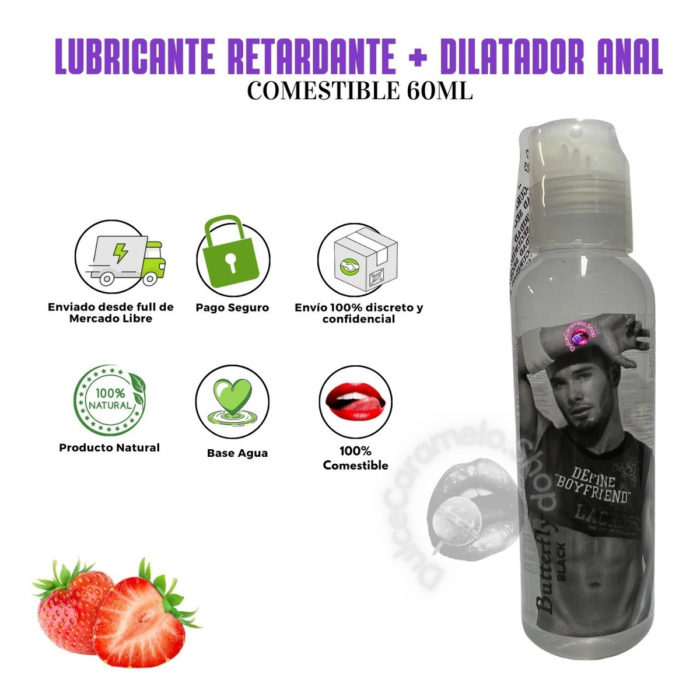 Lubricante Anal Relajante Mas Retardador Comestible 60ml_4