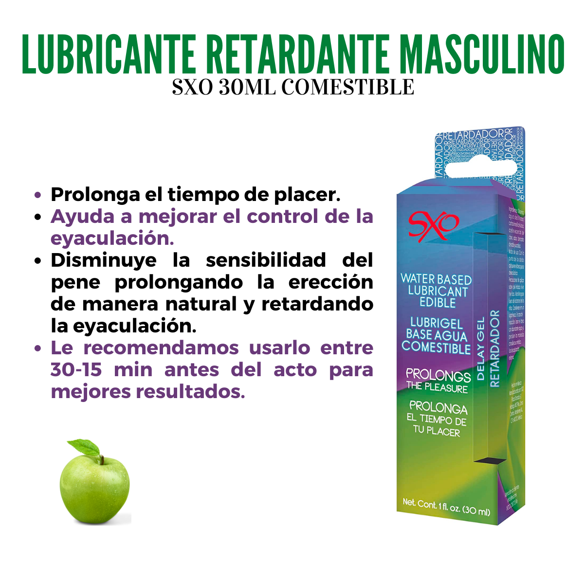 SXO-RT30MZ puntos relevantes