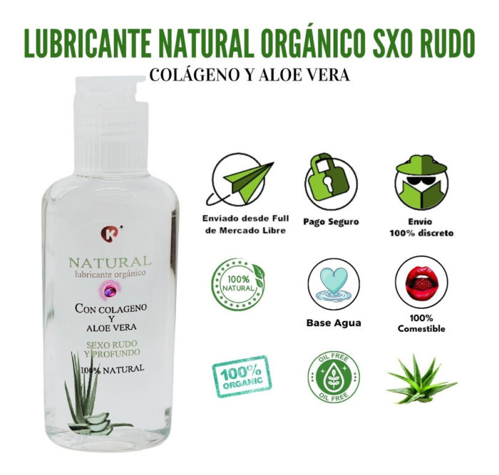 Lubricante Natural Orgánico 30ml Colágeno-aloe Vera Sxo Rudo_25