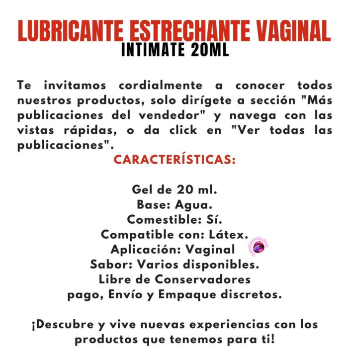 Lubricante Gel Estrechador Vaginal Virginal Natural 20ml_7